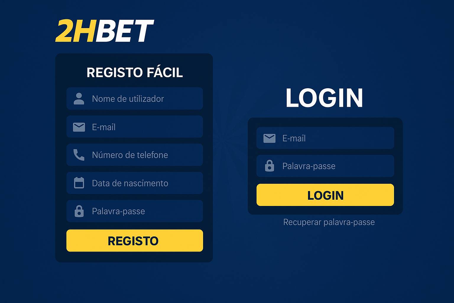 Não Perca tempo, o rRgistro na site 2HBET